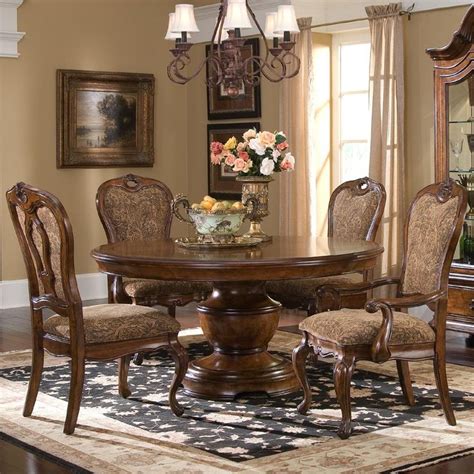 Traviata 5 Piece Round Dining Table Set By Largo French