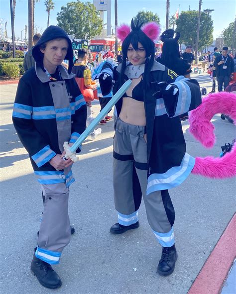 Arthur And Tamaki By Indicosplay At Anime Los Angeles Firebrigade
