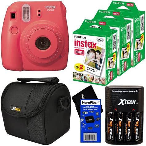 Fujifilm Instax Mini 8 Instant Film Camera Raspberry Fujifilm