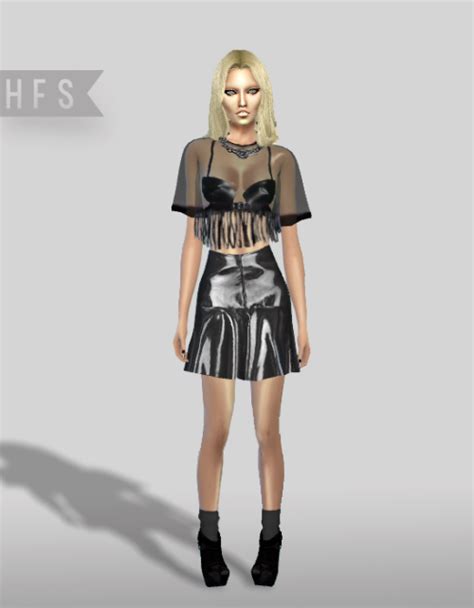 Hautfashionsims4 50 Shades Of Black Collection Miss