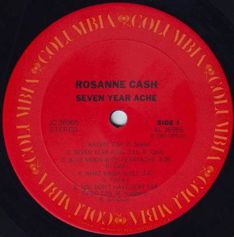 Buy Rosanne Cash Seven Year Ache Lp Album Ter Online For A Great