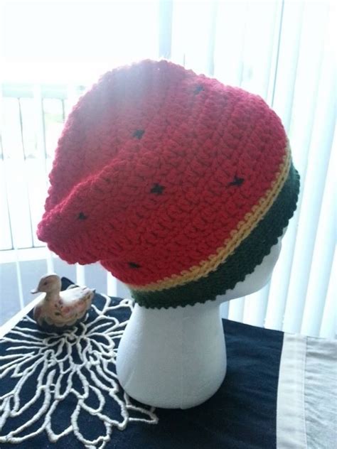 Watermelon Crochet Hat Made By Crochetcraftsbytam Crochet Hats