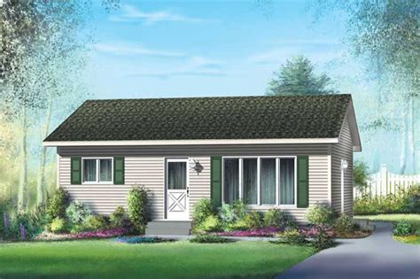 The houses fuse modernist ideas and styles with notions of the american western period working ranches to create a very informal and casual living style. Ranch House Plan - 2 Bedrms, 1 Baths - 768 Sq Ft - #157-1451