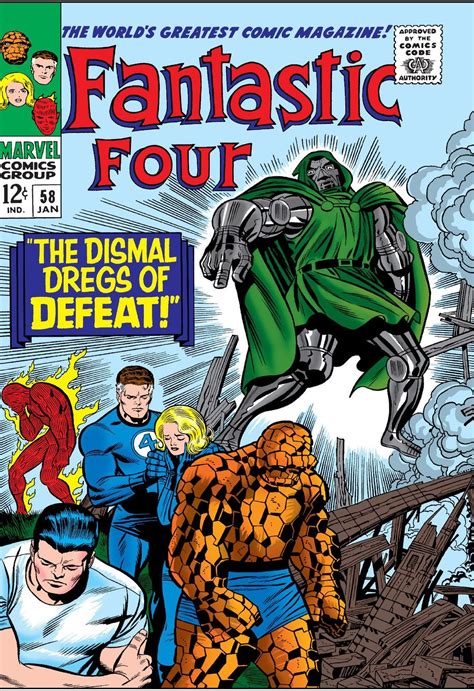 This issue had a little bit of comedy, romance and drama; Fantastic Four Vol 1 58 - Marvel Comics Database