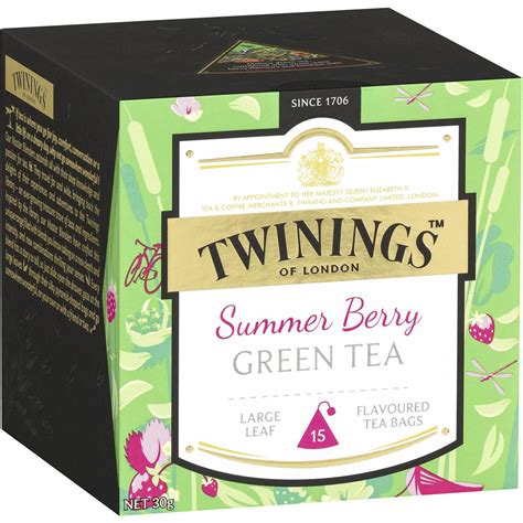 Twinings Summer Berry Green Tea 15pk Woolworths