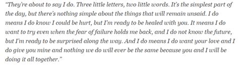 Just recall how much happiness this brings, for it is always better to give than to receive. I Do Poem from The Good Witch Season 3 | Wedding poems ...