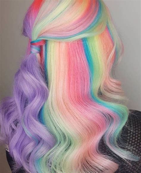 38 Cute Rainbow Hairstyles Ideas Will Want Copy Now Fashionmoe