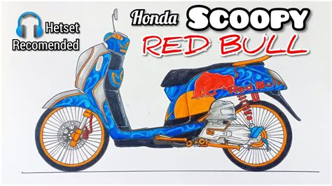 11 gambar drag bike di kertas cari gambar keren hd. Cara Menggambar Motor Beat Babylook - Kecil