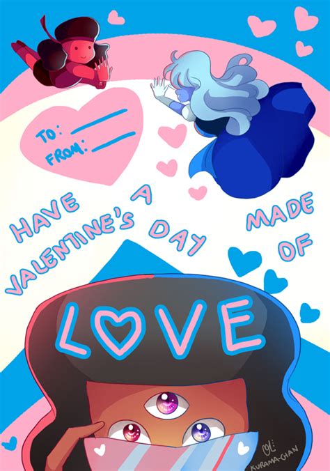 Steven Universe Valentines Day Card By Kurama Chan On Deviantart