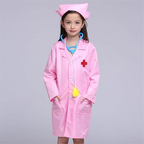 Baby Girls Kids Doctor Cosplay Nurse Uniform New Years Christmas