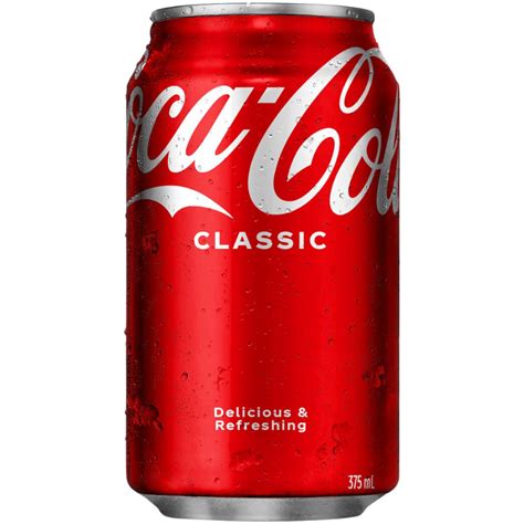 Coke Can 375ml Pitstop Cafe