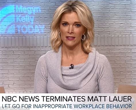 Megyn Kelly Says Matt Lauers Firing Is Sign Of Progress Daily Mail