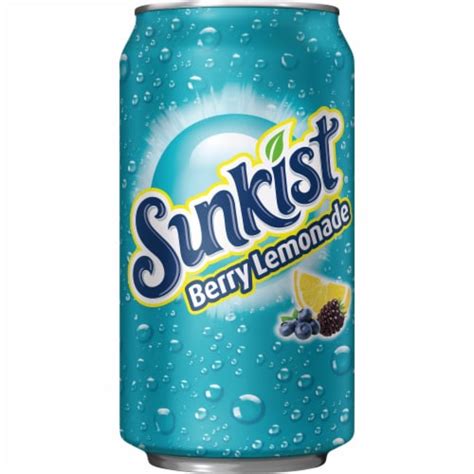 Sunkist Berry Lemonade Soda Cans 12 Pk 12 Fl Oz Kroger