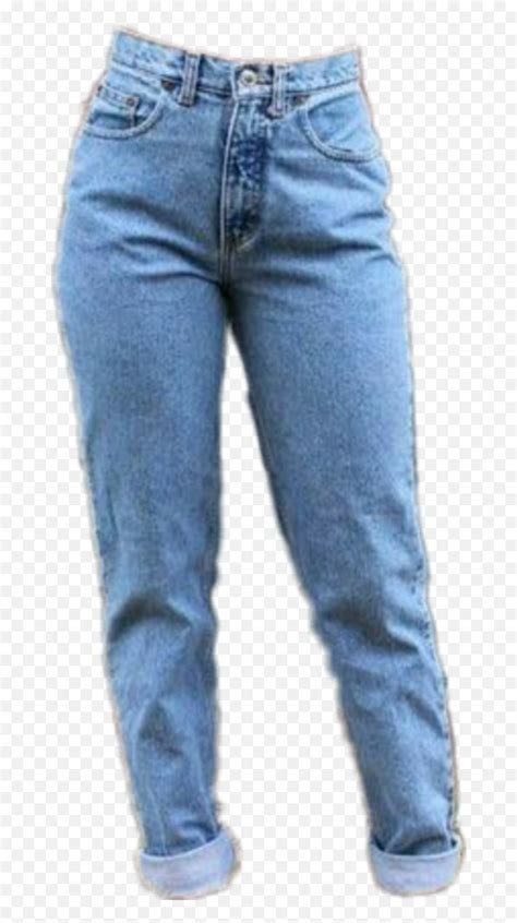 Pants Jeans Outfit Pullon Freetouse Transparent Mom Jeans Png Emoji
