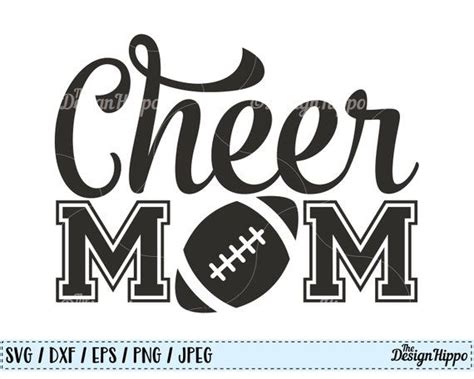Football And Cheer Mom Svg Free - 151+ File for Free
