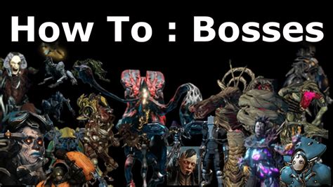 How To Warframe Bosses Youtube