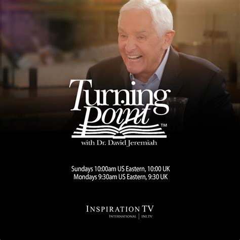 Watch Turning Point With Dr David Jeremiah On Sundays At 1000 Am Us