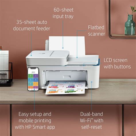 Hp Deskjet Plus 4123 All In One Wifi Colour Printer Scanner And Copier