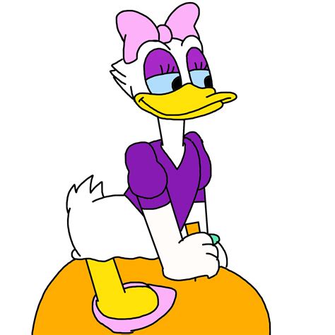 Daisy Duck Doing Space Hopper By Mega Shonen One 64 On Deviantart