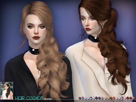 Sims 4 Ccs The Best Hair By Wingssims