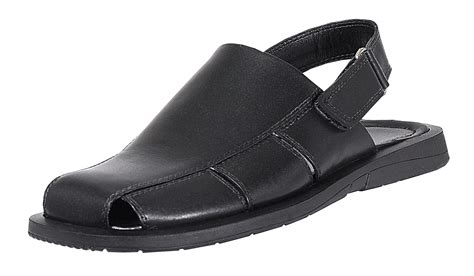 Mario Pellino Handmade Genuine Leather Dress Sandals For Men With Closed Toe And Strap On The