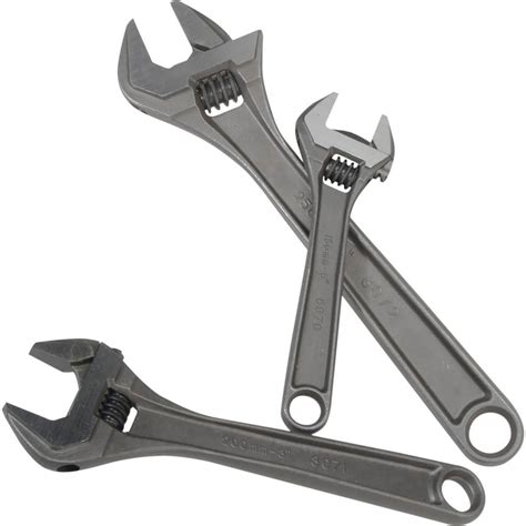 Bahco 3 Piece 80 Series Adjustable Spanner Wrench Set Adjustable Spanners