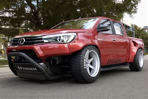 Check Out This Slammed Wide Body Toyota Hilux From Pandem Auto News