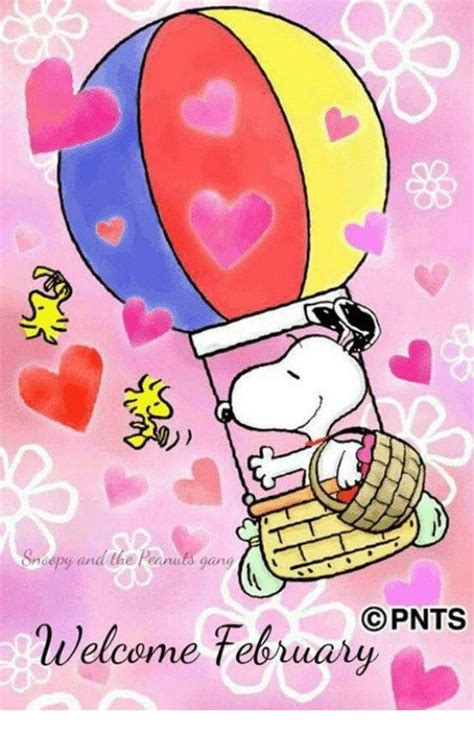 Snoopy Welcome February ️ Snoopy Snoopy Valentine Snoopy Love