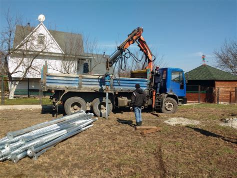 The flat surface on the top of the logs creates a shelf allowing rain and snow to sit on it and seep into the wood. Ground screw foundation for a log cabin in Obukhiv