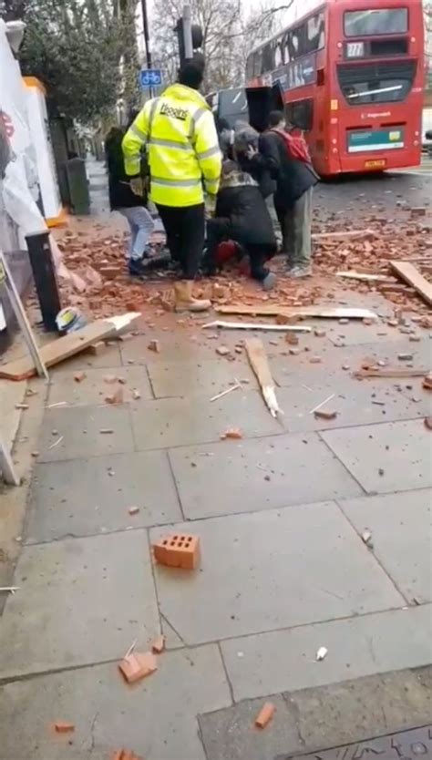 Woman Fighting For Her Life After Pallet Of Bricks Falls Off Building