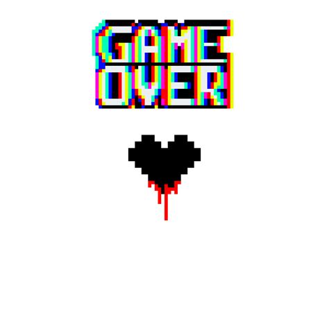 Pixilart Game Over By Claraoswald98