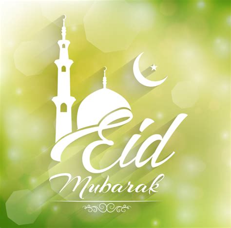 Vector Eid mubarak background graphics 07 free download