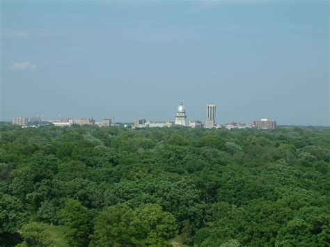 Downtown Springfield Illinois As Viewed From The The Thomas Rees