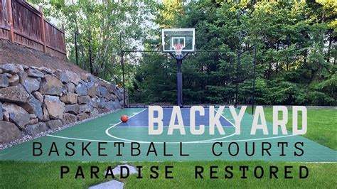 Backyard Basketball Courts Youtube