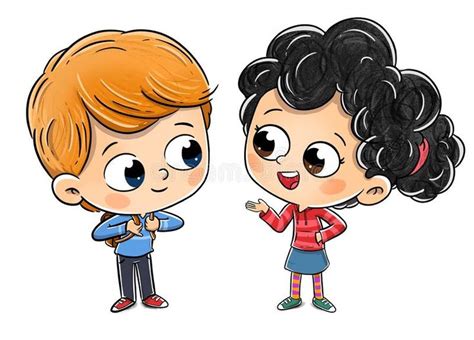 Cute Cartoon Boy Boy And Girl Cartoon Cartoon Pics Boy Or Girl Red