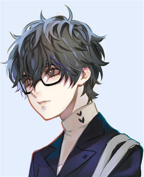 Anime Boy With Glasses
