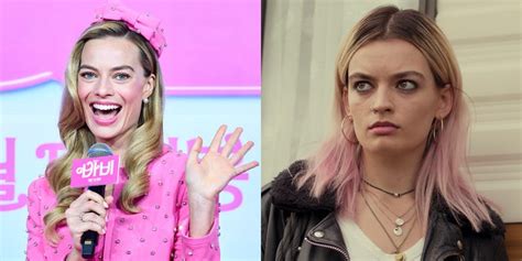 barbie movie scrapped joke about margot robbie and emma mackey looking alike