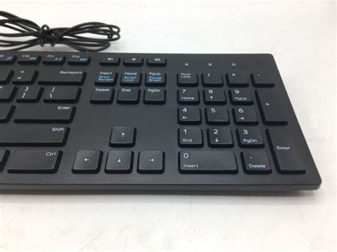 Dell Kb216p Black Wired Usb Desktop Computer Keyboard 06wmn0 Ebay