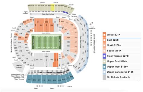 Lsu Tiger Stadium Seating Map