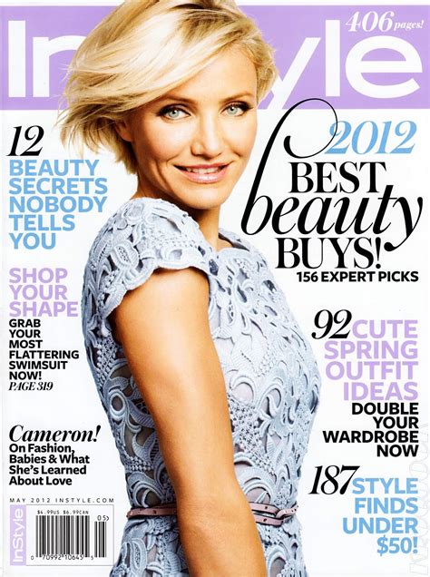 Cameron Diaz May 2012 Instyle Magazine Photoshoot