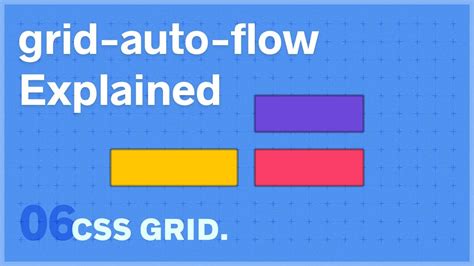 Css Grid Grid Auto Flow Explained — 6 Of 25 Youtube