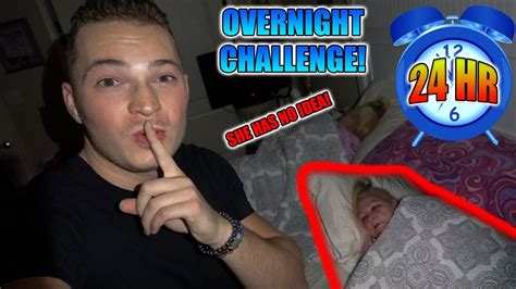 Sneaking Into Grandmoms Room Overnight Challenge Youtube