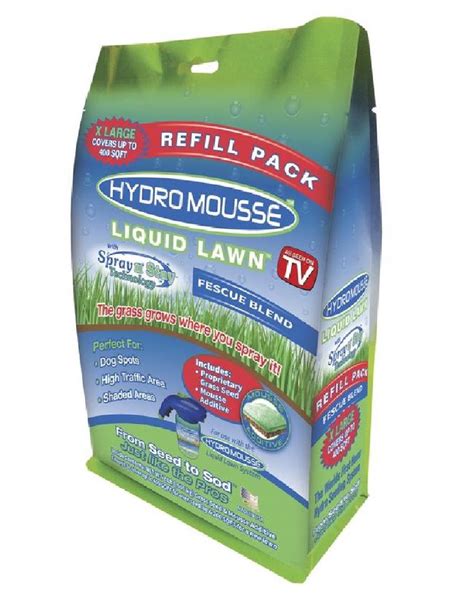 Hydro Mousse 16500 6 Liquid Lawn Full Sun Grass Seed 2 Lbs Grass