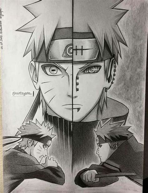 Dibujos De Naruto A Lapiz