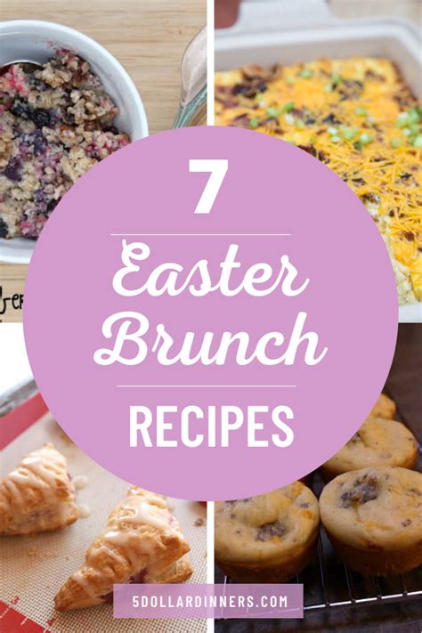 Easy Easter Brunch Recipes 5 Dinners Budget Recipes Meal Plans