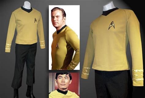 Star Trek Costume Captain Kirk Tos Uniform Original Series Shirt Tunic