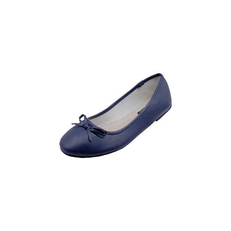 18 Wholesale Womens Ballet Flats Navy Color Only At