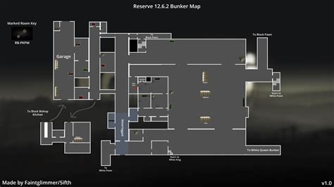 1262 Reserve Bunker Map With Loot Rescapefromtarkov