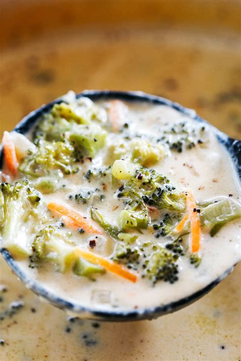 Broccoli Cheese Soup 2 Eat Yourself Skinny