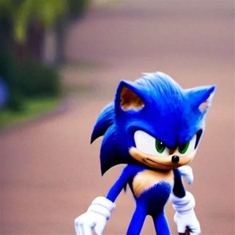 Real Life Sonic The Hedgehog As A Small Child Stable Diffusion Openart